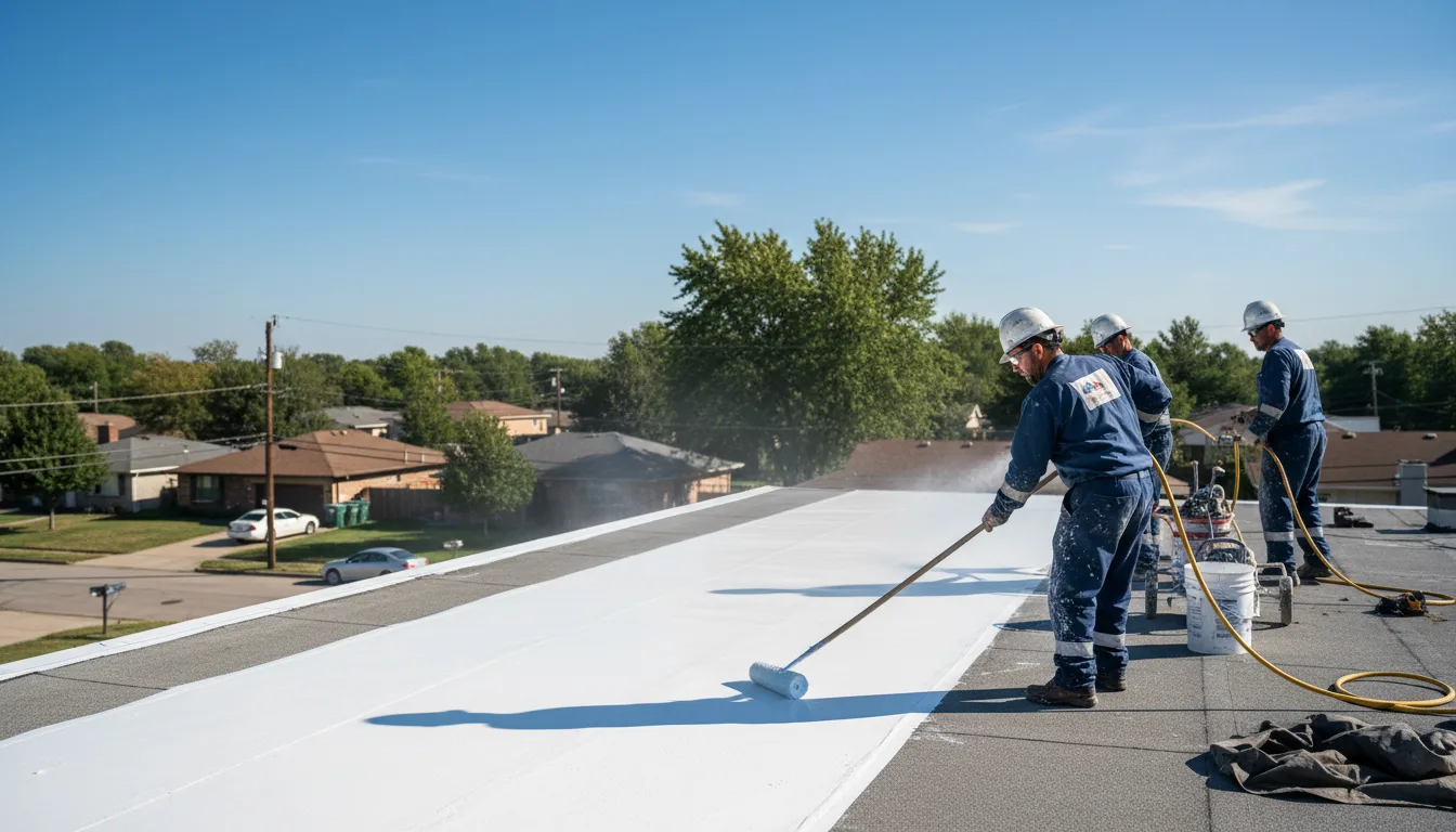 Commercial roof coating in Blue Mound, KS near me